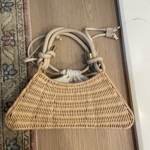 Rattan and PU bag - copy of Cult Gaia